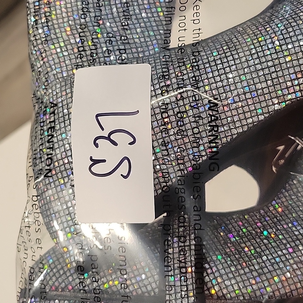 GIANNI BINI GLITTER MARY JANE 2 NIGHT PLATFORM PUMPS NWOT SIZE 9 - Picture 12 of 12